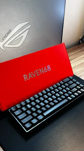 Teclado Gamer Raven68 Hall Effect | Switch Magnético | RGB | Excelente Estado