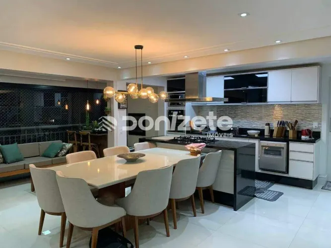 Apartamento 3 dorms (1 suíte), 120m², mobiliado, 2 vagas  Santo André (Jardim)