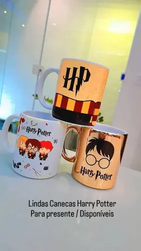 Canecas Harry Potter para presente 