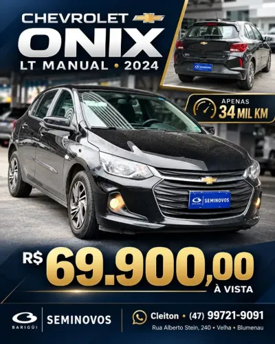 Chevrolet Onix Hatch LT 1.0 12V Flex Mec. 4P 2024