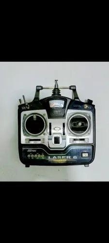 Controle Rádio transmissor Hitec Laser 6 FM