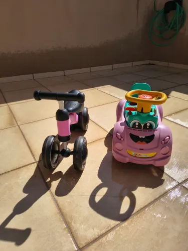 Bicicleta Equilíbrio Infantil/Totokinha Infantil Rosa