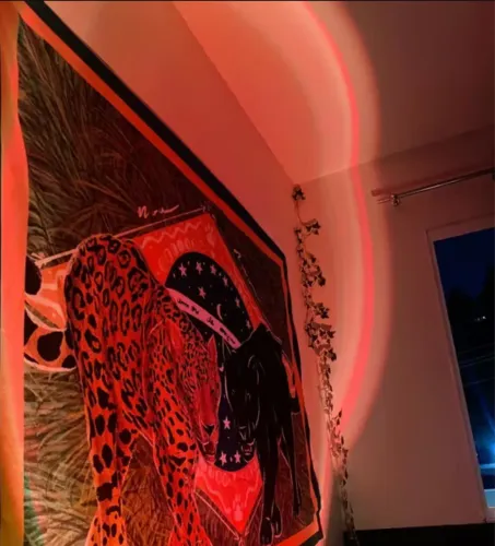 Lâmpada por do sol