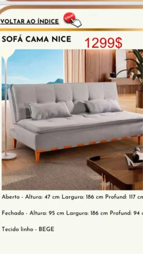 Sofá cama duplo