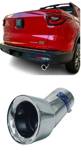 PONTEIRA DE ESCAPAMENTO FIAT TORO - PONTEIRA SOAMER BOCAL ÚNICO