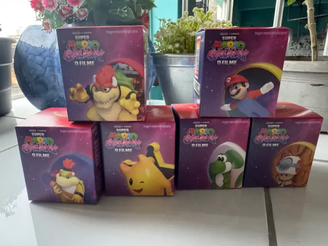 Super Mario Galaxy - O Filme 6 bonecos