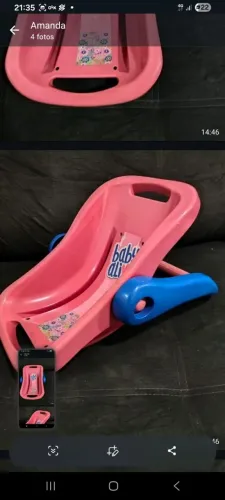 Bebe conforto de brinquedo