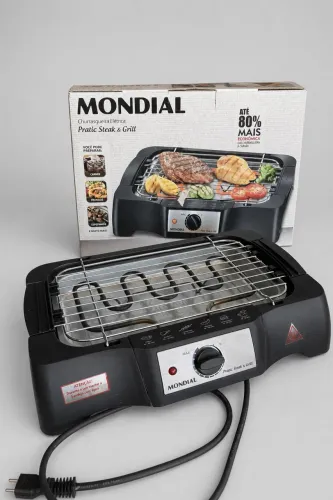 Churrasqueira Elétrica Mondial Pratic Steak & Grill 1500W (220V) ? Pouquíssimo Uso