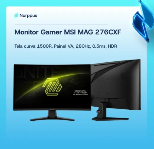 Monitor Gamer MSI MAG 276CXF - Curvo, 280Hz