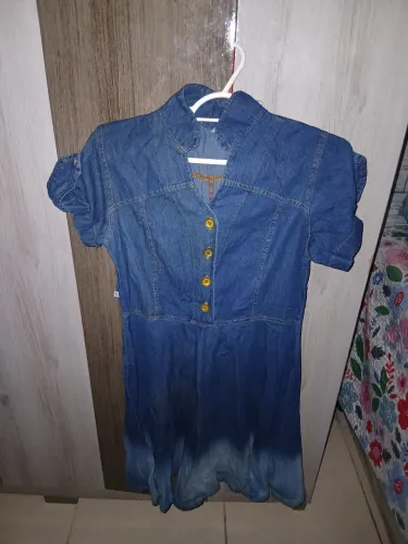 Vestido jeans duas cores 35 reais