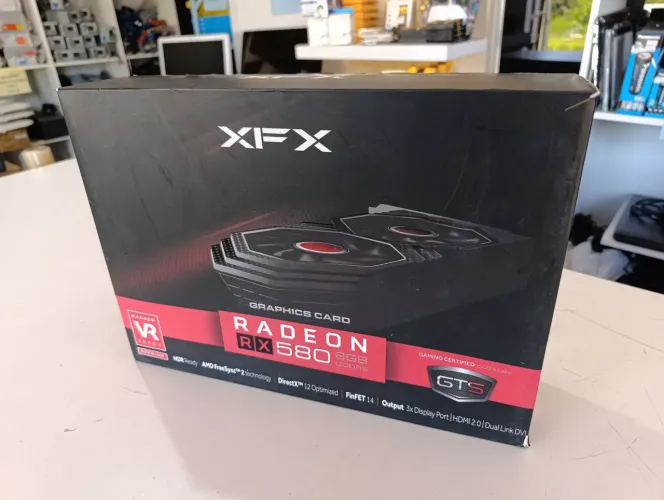 Placa de vídeo Rx580 XfX 8 GB