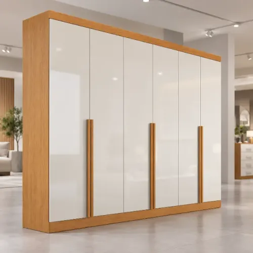Guarda Roupa Casal 2,70 com 6 Portas 100% MDF NOVO
