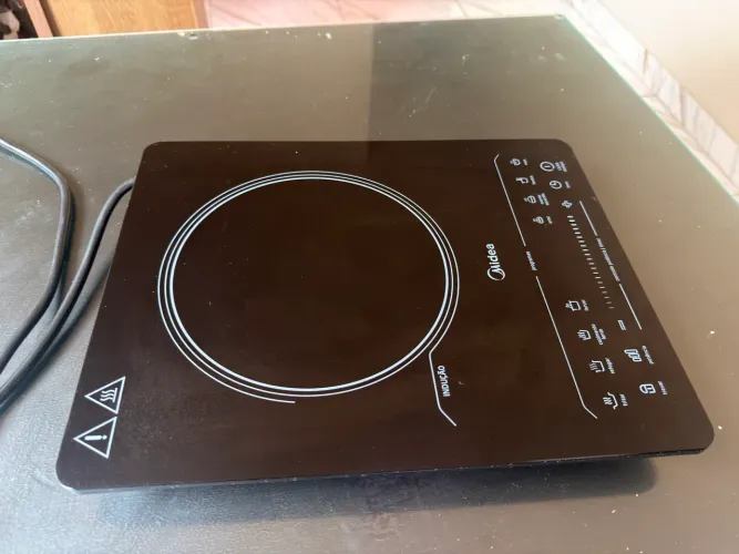 Cooktop De Induçao Midea Portatil 1 Boca Cyad Preto