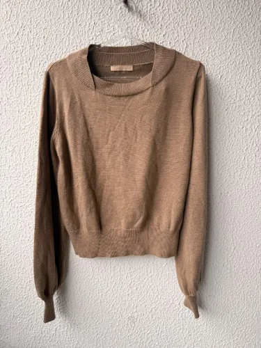 Blusa tricot Carol Bassi, tamanho M
