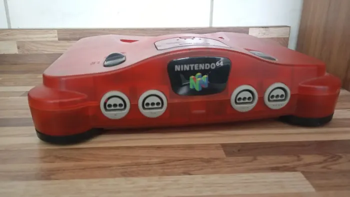 Nintendo 64 cereja só o console