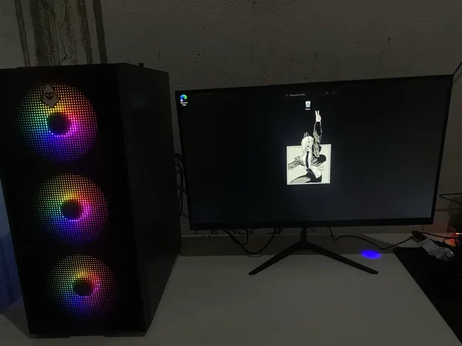 Pc gamer + monitor de 24