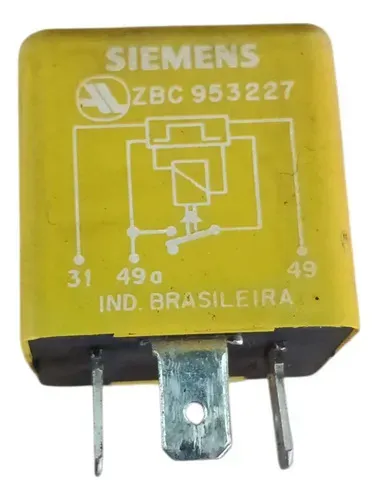 Relé Auxiliar Pisca Alerta Vw Santana 1984 2003 Amarelo