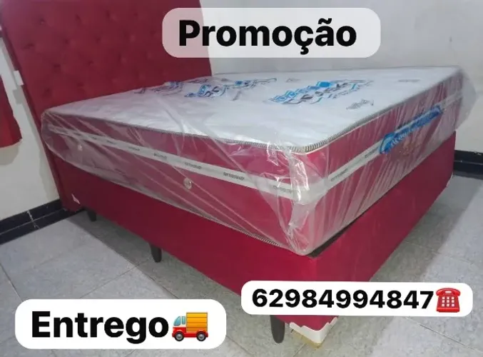 Cama de casal colchão d33