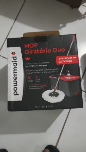 Mop giratório Duo com balde duplo 