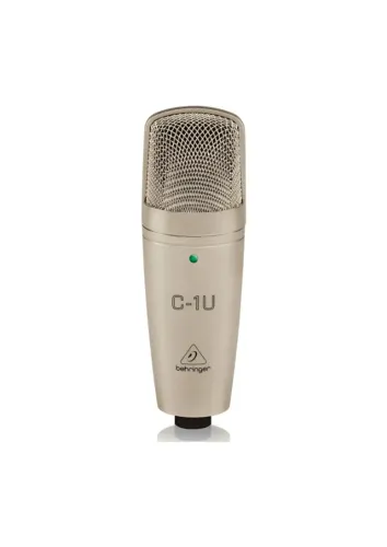 Microfone Behringer USB CONDENSER MICROPHONE C-1U Condensador Cardioide cor dourado