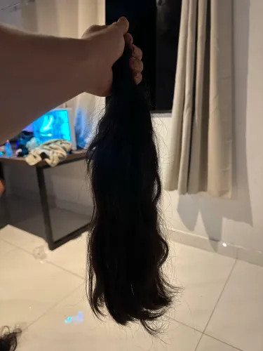 Cabelo humano natural