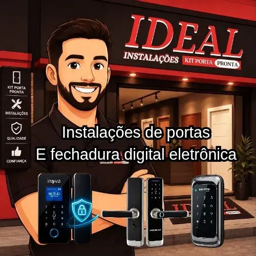 Instalações de portas, e fechaduras digitais eletrônicas!!