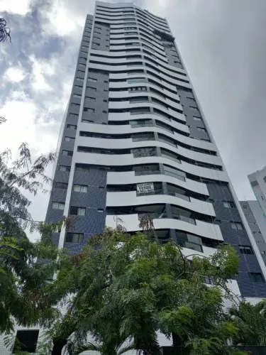 PORTEIRA FECHADA! APARTAMENTO MOBILIADO DE 98M² EM BOA VIAGEM  3 QUARTOS, LAZER COMPLETO E