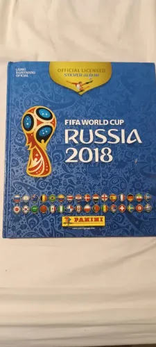 Álbum completo copa 2018 e copa 2022