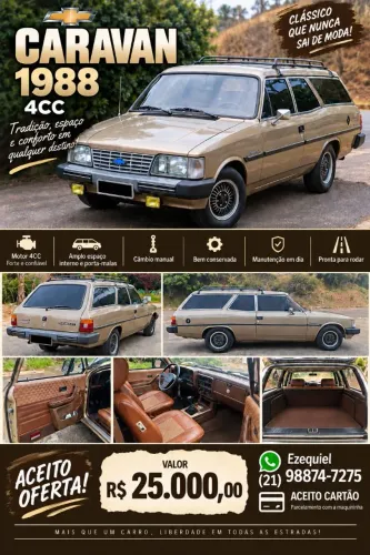 Chevrolet Caravan Comodoro 4.1/2.5 1988