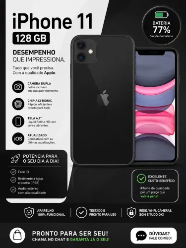 iPhone 11 preto