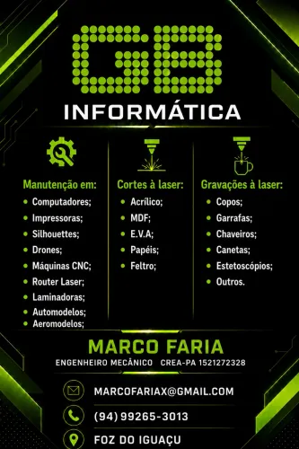 Manutenção em informática- Silhouette entre outros