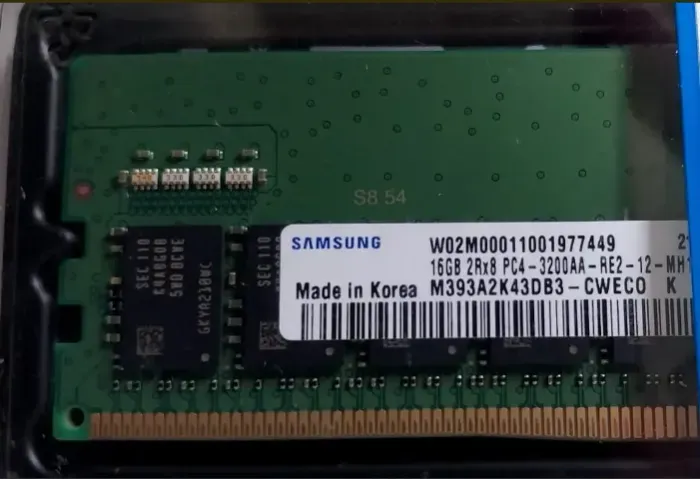 Memoria 16gb 2rx8 Pc4-3200aa Para Servidor