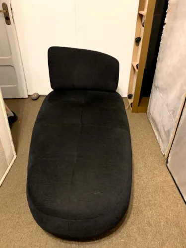 Divã preto para consultório ou sala - Vila Madalena