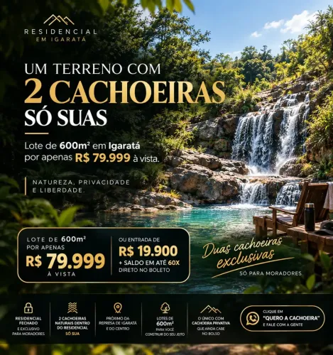 MEUS FILHOS BRINCANDO NA CACHOEIRA DE CASA
