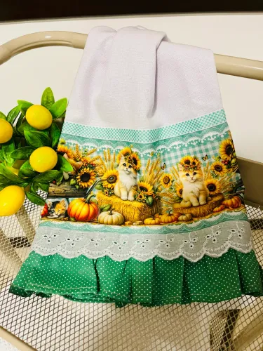 PANO DE PRATO 76 X 48 GATINHO