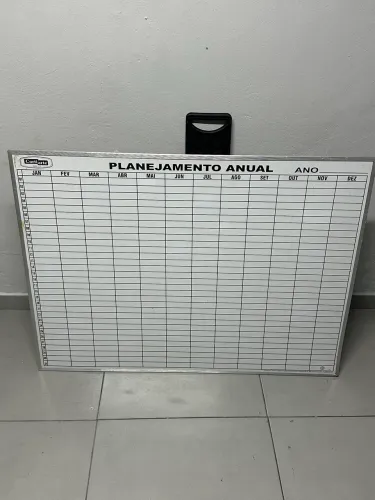 Quadro planejamento anual 