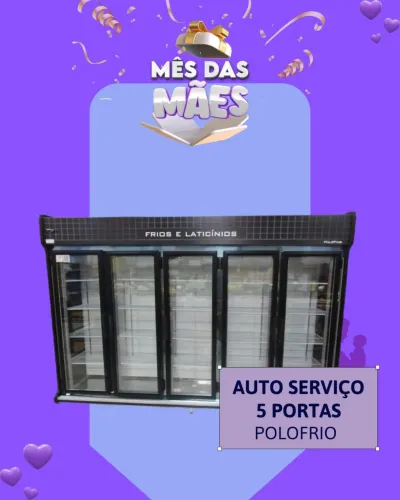 Balcão 5 portas Modelo Polofrio