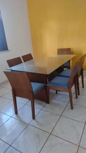 Mesa 6 cadeira lar Shopping