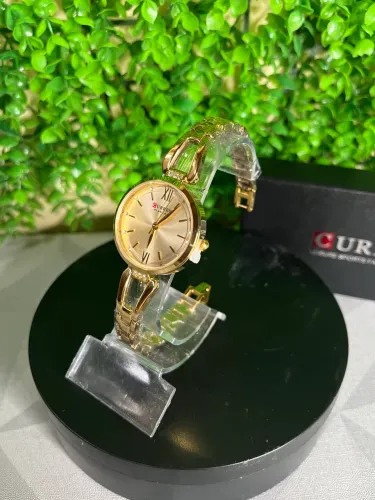 Relógio feminino inoxidável CURREN