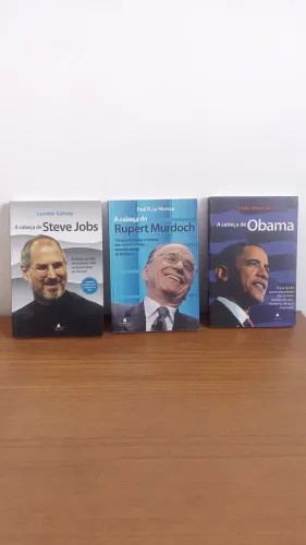 3 Livros por preço de um Jobs, Murdoch e Obama