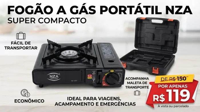 Fogão a gás 1 boca