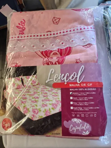 Lençol infantil Barbie