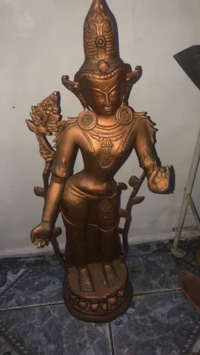 Escultura Em Bronze Antiga