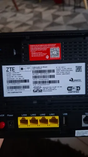 Modem Roteador ZXHN F6600P
