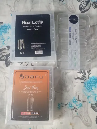 Vendo 2 molde F1 da real love e dafu, postiça da real love diamantada