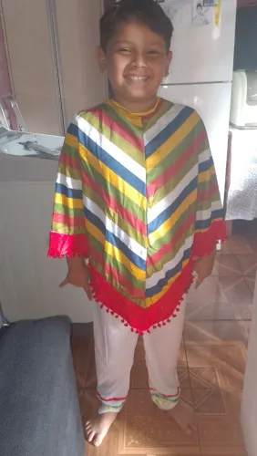 Roupa poncho mexicano