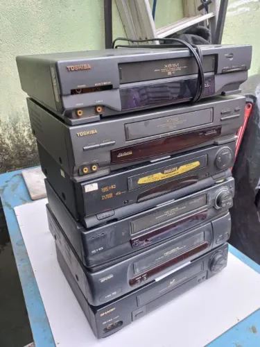 Lote de video cassete