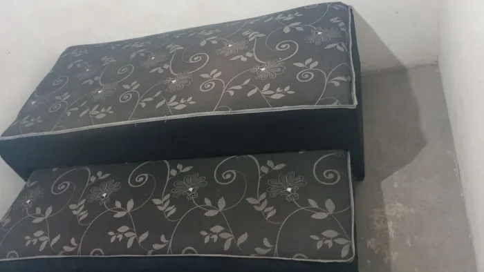 Cama box de solteiro com cama auxiliar embaixo