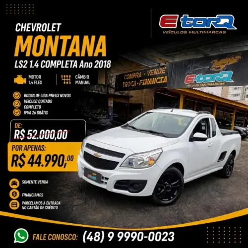 Chevrolet Montana LS 1.4 Econoflex 8V 2P 2018