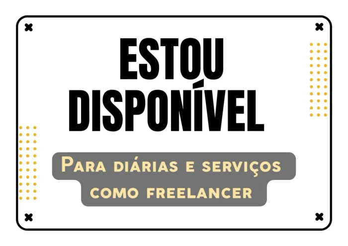 Estou disponível - Diarista - lanchonete - restaurante e similares 